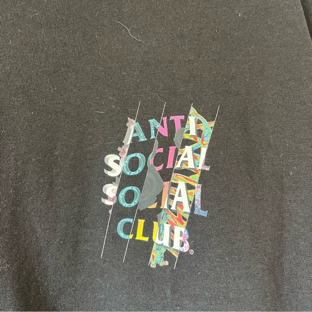 Anti Social Social Club Black Graphic T-Shirt - Picture 7 of 11